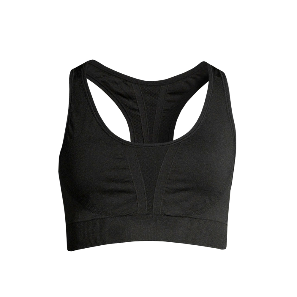 Avia NWT Moisture Wicking Seamless Reversible Racerback Sports Bra 859-64